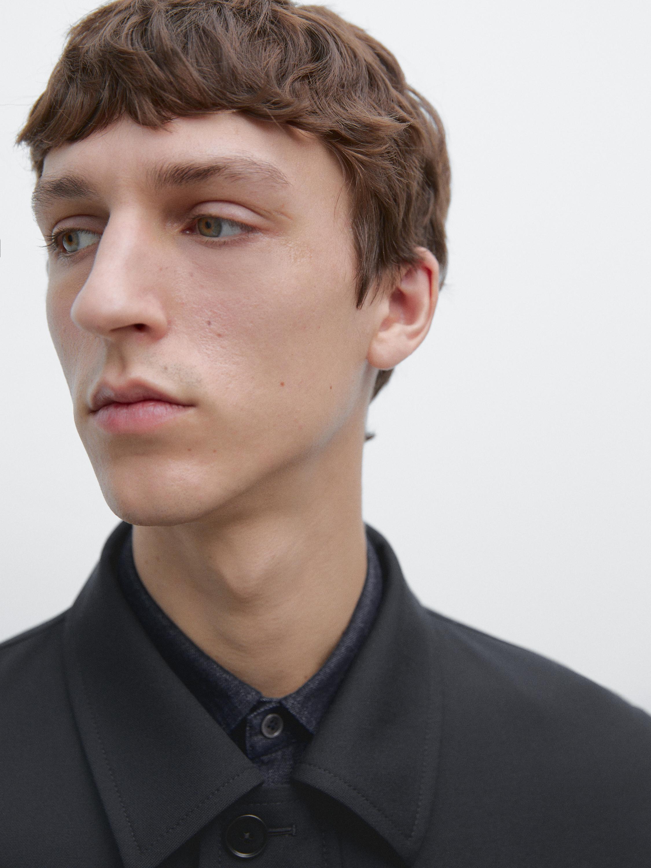 Blouson total look laine froide